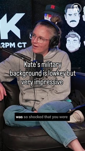 dailydoseofyak on Instagram: "Kate’s military background runs deeper than she’s ever revealed. 📹 It's a Show-and-Tell Spectacular | The Yak 4/5/24 | 1:15:08 #theyak #dailydoseofyak #yak #barstoolsports #barstool"