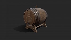 Barrel - 3D model by cookie_master