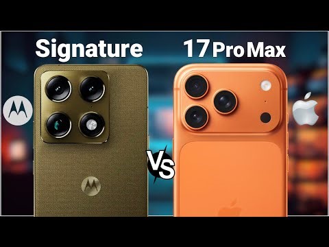 Motorola Signature vs iPhone 17 Pro Max – Can Luxury Beat Apple?