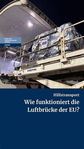 Was ist eigentlich die humanitäre Luftbrücke der EU? ✈️ 🤝 EU Civil Protection & Humanitarian Aid | Deutsches Rotes Kreuz