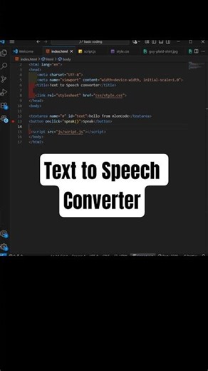 Build a Text-to-Speech Converter in 30 Seconds! 🔊💻