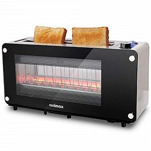 Watch CUSIMAX Glass Toaster on Amazon Live