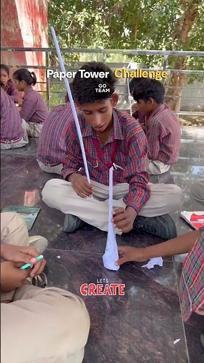21st Century Skills in Action 🏗️ | Paper Tower Challenge
