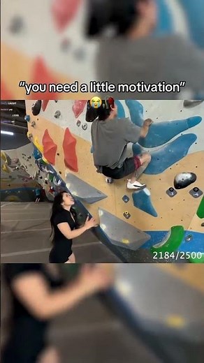 She loves her finger technique 😭 #streamer #girlfriend #rockclimbing #trend #funny