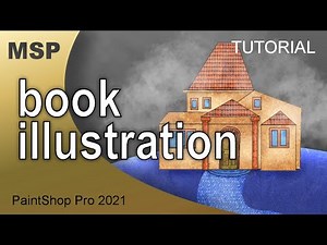 Book Illustration Coloring - Tutorial - PaintShop Pro