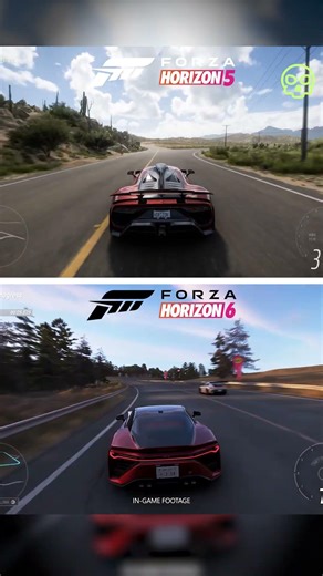 Forza Horizon 5 Vs Forza Horizon 6 #short #forzahorizon6 #forzahorizon5