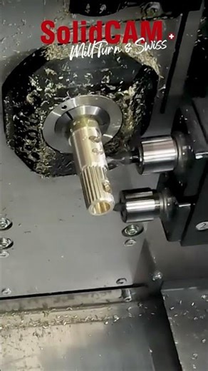 SolidCAM Swiss Machining on a Star ST-20