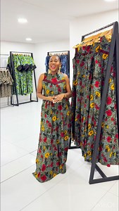 3.5K views · 627 reactions | Dress is made with cotton ankara print, it’s not lined and has two side pockets. Price: 35,000 Size: Us 10-18 To order, kindly log on to our website www.aprilwindcouture.com Kindly send a dm, click on the link on our bio or chat us using +234 901 122 3841‬ | April Wind | Facebook