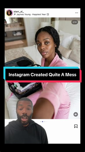 I don't think you realize how bad AI content on Instagram is #instagram #creator #modeling