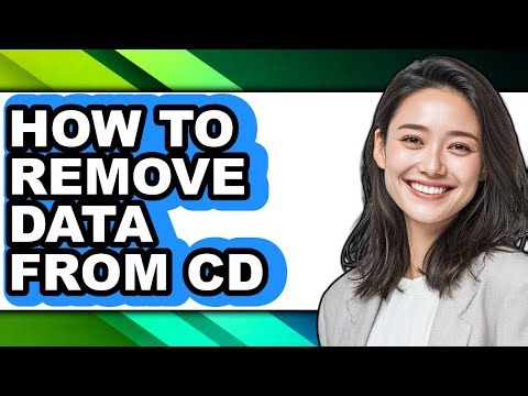 How to Remove Data from Cd (easy Method)