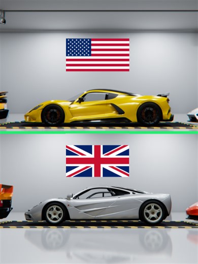 Every Country's 3 Fastest Cars Ever #supercar #hypercar #bugatti #koenigsegg #mclaren #lamborghini