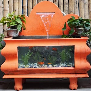 106K views · 531 reactions | Create Your Own Indoor Waterfall Fish Tank | Great DIY Idea | Facebook