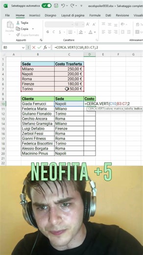 Copia-incolla, CERCA.VERT o CERCA.X? Il confronto definitivo per inserire dati in Excel