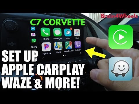 How To Use Apple CarPlay C7 Corvette EASY TUTORIAL