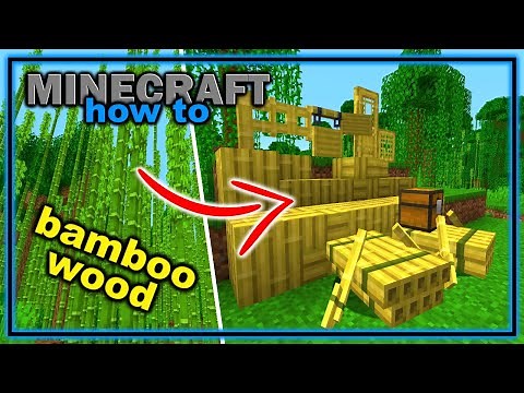 How to Craft and Use Bamboo Wood in Minecraft! (1.20) | Easy Minecraft Tutorial
