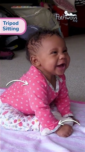 Baby Sitting Development: What Is Tripod Sit? #shorts