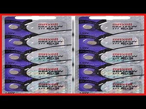 5 Maxell SR626SW 377 Silver Oxide Watch Batteries