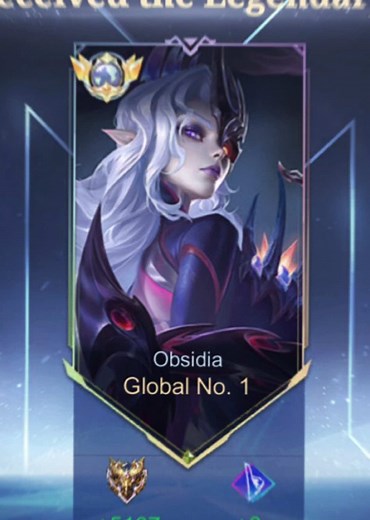 MMR berakhir di 18717 — rekaman emote & Siren Mask Mobile Legends