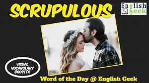 📣Word of the Day - Scrupulous ✅Learn one word a day and improve your vocabulary! ✅Explanatory meaning of the word 'Scrupulous' with visual illustrations, its phonetic transcription, example sentence, synonyms and antonyms. 🔰🔰🔰🔰🔰🔰🔰🔰🔰🔰🔰🔰🔰🔰🔰🔰🔰🔰🔰🔰 #English #learnenglish #vocabulary #englishlearning #englishvocabulary #exam #viralpost #synonyms #antonyms #art #EFL #TESOL #learning #IELTS #TOEFL #GMAT #scrupulous #ieltsvocabulary #greprep #SATvocab #viralvideo #visualvocabulary #v