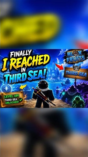 finally I reached in 3rd sea #roblox #bloxfruits #gaming