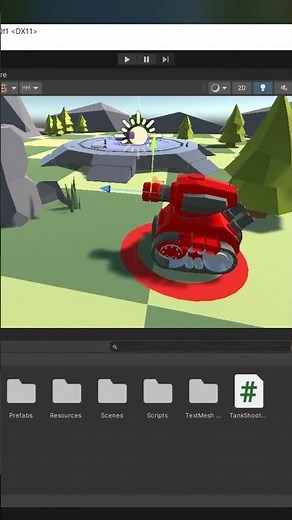 How to Shoot Bullets in Unity Mobile (With Flash Effect) 💣 #shorts