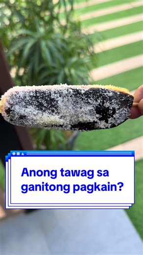 Anong tawag sa ganitong pagkain? Ung totoo? Inihaw daw tapos may pahid ng butter then asukal. Ang weird ng lasa pero weird in a good way. #techydavid #david #banana #saging #origin