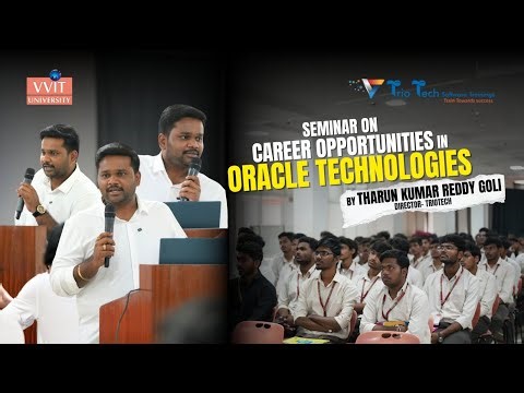 🎓 Oracle HCM Career Guidance Webinar | Oracle Fusion HCM Cloud Application | At VVIT University