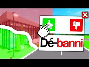 COMMENT ÊTRE DÉ-BANNI SUR BROOKHAVEN ROBLOX
