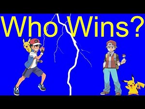 Red vs. Ash: battle of legends