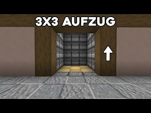 3x3 Redstone Fahrstuhl in Minecraft