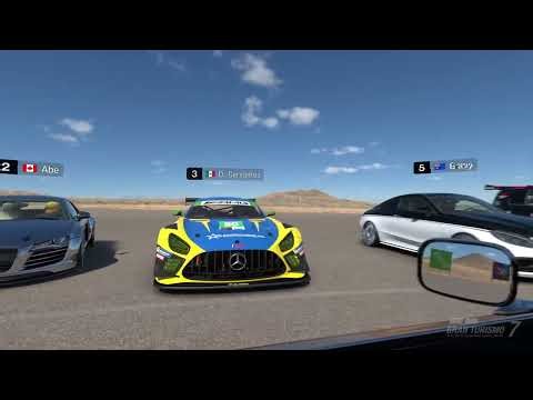 Racing in VR - (may contain swearing) Gran Turismo with a G29 wheel