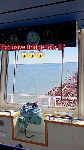 "Exploring the Heart of a Ship: Navigation Bridge Control Room Tour" #ship #marinelife #trending