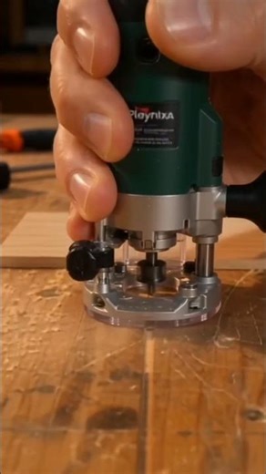 Mini electric groove channel router (narrow dado type) #woodworking #tools #wood #diy