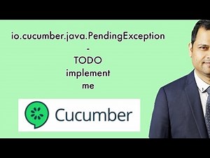 io.cucumber.java.PendingException - TODO implement me