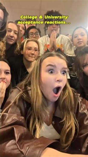 College & University Acceptance Reactions… Until the Last One 😳🎓