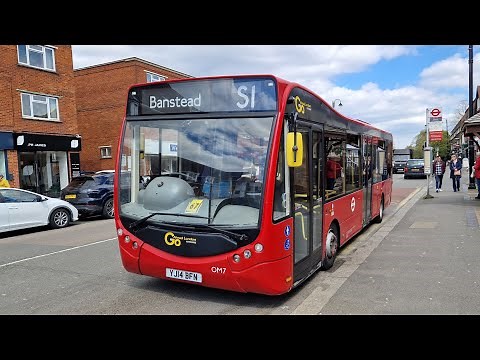 FULL JOURNEY | LONDON BUS S1 BANSTEAD - LAVENDER FIELDS (YJ14BFN) OM7