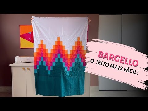 Bargello Patchwork Passo a Passo: Colcha Moderna SEM COMPLICAÇÃO 