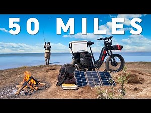 50 miles on the beach to secret spot - fishing camping cooking