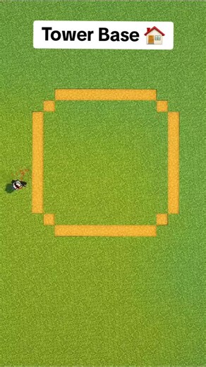 Minecraft Tower Base #minecraft