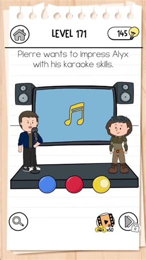 Brain test 3 level 171 | Puzzle world BD