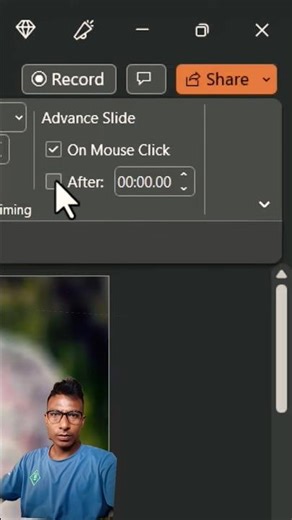How to automatically slide show in ppt