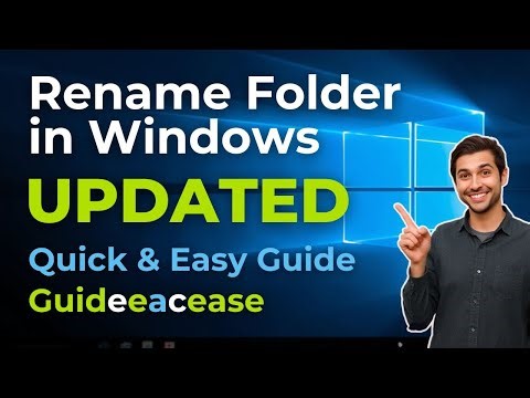 Rename Folder in Windows UPDATED: Quick & Easy Guide 2025