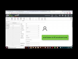 11 ZKTeco Atlas Adding Fingerprints to Users