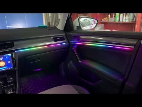 Universal Symphony Car LED Ambient Light 64 RGB Color Car Inter