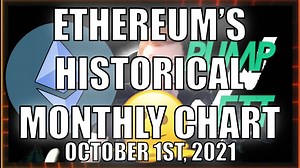 ETHEREUM'S HISTORICAL MONTHLY CHART - OCTOBER 1ST, 2021