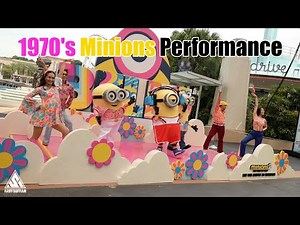 Otto & 1970s Minions Dance Performance | Groovy Summer 2022 | Universal Studios Singapore