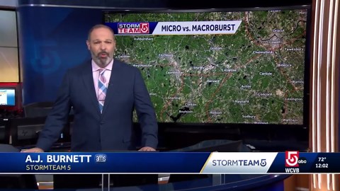 What's difference between microbursts and macrobursts?