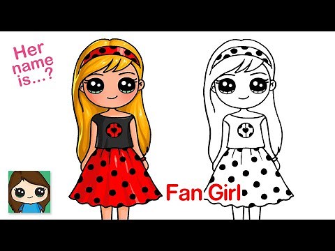 How to Draw Miraculous Ladybug Cute Fan Girl