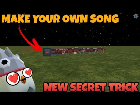 How to make your own song 🎵 in chicken gun update 5.4.01
