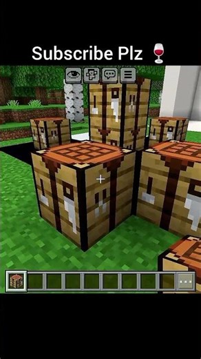 minecraft crafting tablet illusion #minecraft #freefire #ytshorts